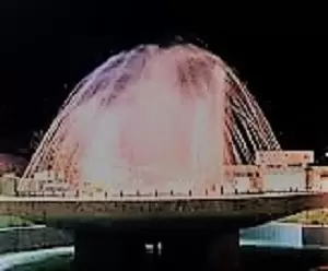 Fountain at Kanniyakumari