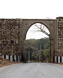 Gate of the Fort Walls in Godhra