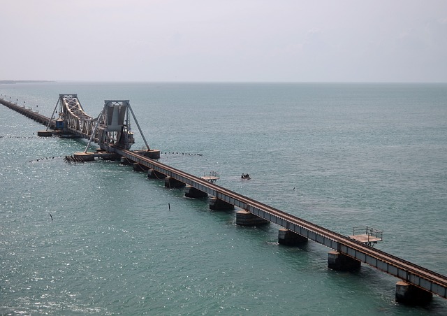 Annai Indira Gandhi Road Bridge in Rameshwaram