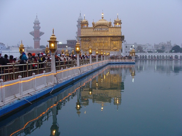 The Golden Temple in Amritsar