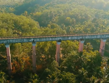 Mathoor Hanging Bridge in Kanyakumari Tirupur
