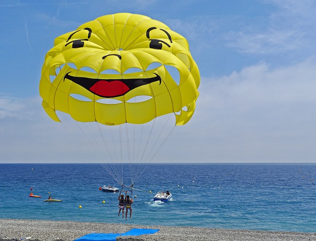 Parasailing in Kovalam Beach