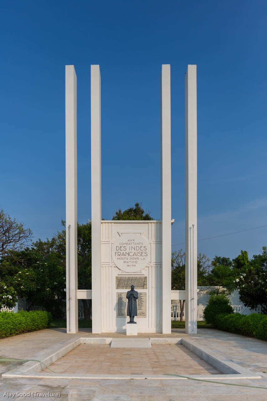 French War Memorial  in Pondicherry